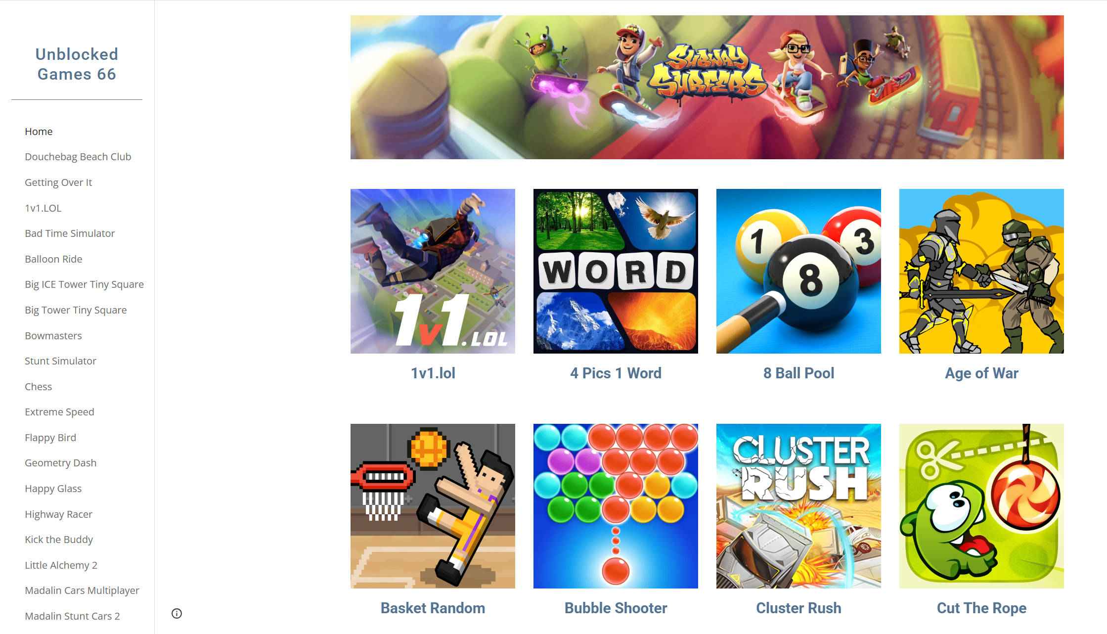 game sites unblocked by school