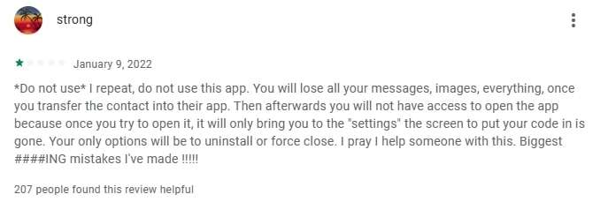 negative calculator app remarks 