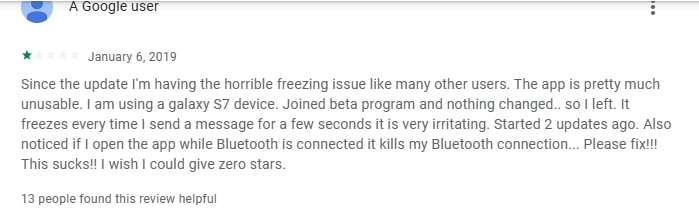 negative user remarks on wire 
