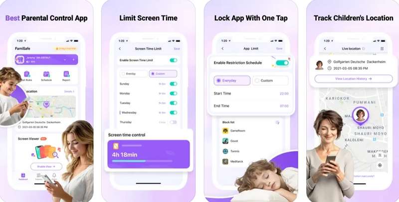 famisafe parental control and monitor app