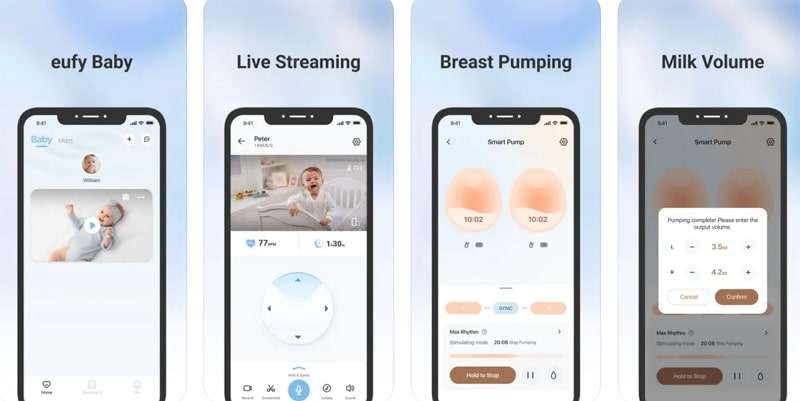eufy baby monitoring app 