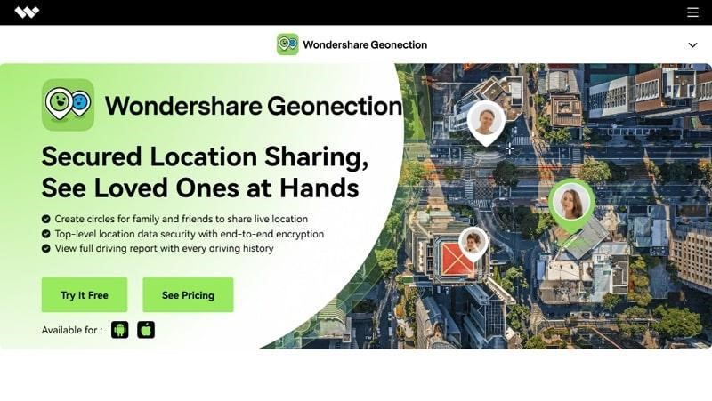 geonection app for geofencing