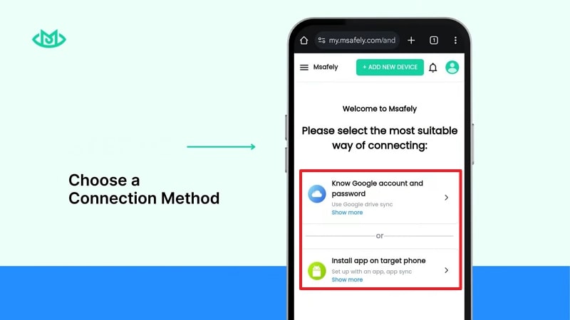 connect with targeted device