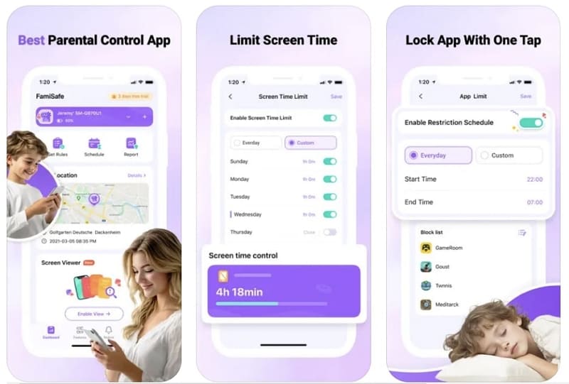famisafe parental control app