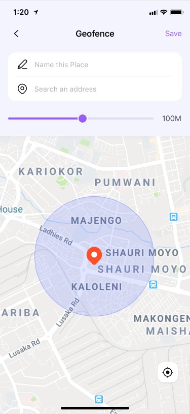 FamiSafe geofence